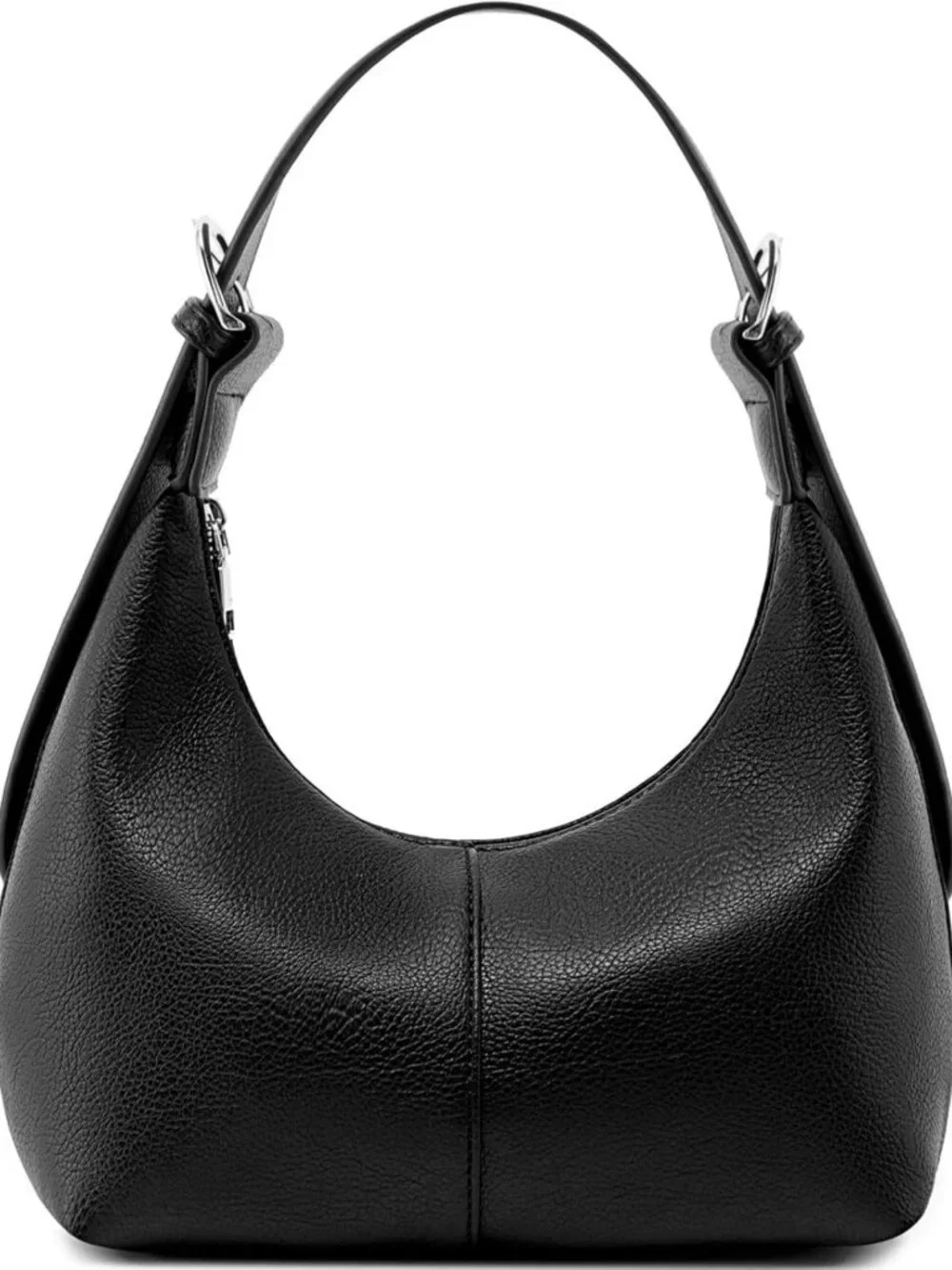 Soft Vegan Leather Hobo Bag for Women | Slouchy Crescent Shoulder Tote